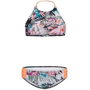 Retour Denim de Luxe Kerstbikini voor meisjes, neonkoraal
