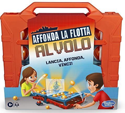 Hasbro Gaming - Drijft in de volo (spel in box - versie in Italië). Variant van het klassieke spel in de doos, toont de drijver