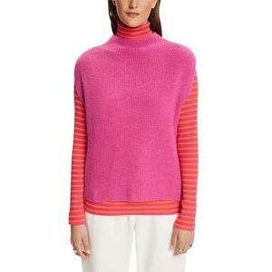 ESPRIT 103ee1i358 damessweater, 664 / Fuchsia Roze 5.