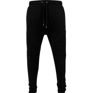 Urban Classics Joggingbroek Pleat sweatpants sportbroek heren, Zwart (7)