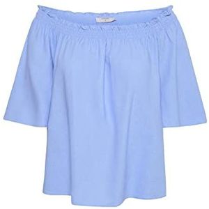 Cream Crventa Damesblouse, Vista Blue, 44, Vista Blue