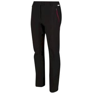 Regatta Highton stretchbroek, waterdicht, met UV-bescherming 40 en meerdere zakken, normale zakken, voor dames, zwart (Dark Cirise), maat XL (fabrieksmaat: 18)