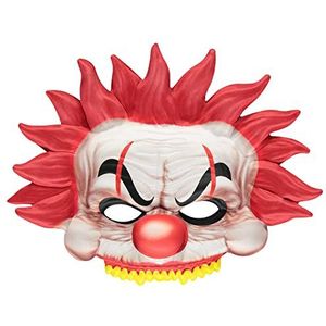 amscan 9918114 - Halloween clown bedrukte halfmasker voor kinderen met elastische sluiting