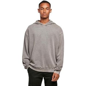 Build Your Brand Oversized Acid Sweatshirt, Grijs, M Heren, grijs.