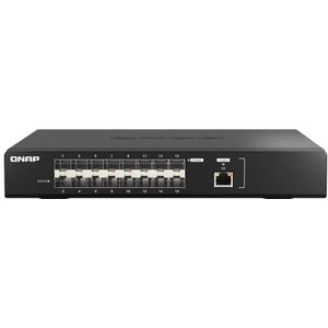 QNAP QSW-M5216-1T 25 GbE ultra-high-speed glasvezel beheerde switch met 10 GbE connectiviteit voor back-end netwerken