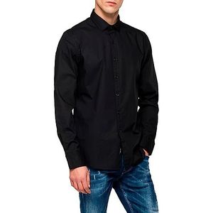 Replay hemd heren, zwart (098 Black)