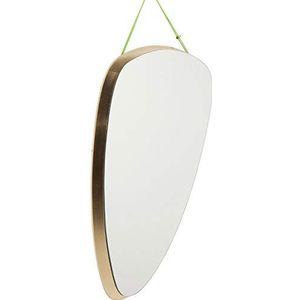 Kare Design spiegel jetset, goudkleurig, driehoek, 83 x 56 cm