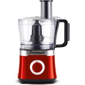 Techwood TRO-6855 multifunctionele keukenmachine, rood