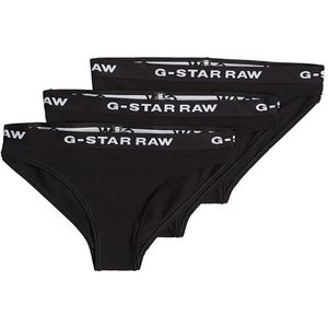 G-STAR RAW 3 stuks damesslips, zwart (zwart/zwart/zwart D23775-d516-4248), XXL, Zwart (Black/Black D23775-d516-4248)