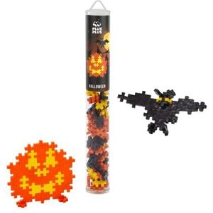 Plus-Plus - Halloween - Set van 100 - Vleermuizen, bouwstenen, ontwikkelingsspeelgoed voor kinderen, STEM, STEAM, gemaakt in Denemarken