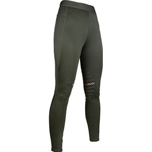 HKM Sports Unisex leggings, donkergroen, 42, Donkergroen