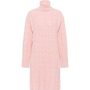 threezy Robe en tricot pour femme 12419506-TH01, rose clair, XS/S, rose clair, XS-S