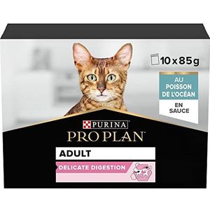 Purina Pro Plan Cat NutriSavour - Delicate - zakjes - 10 x 85 g