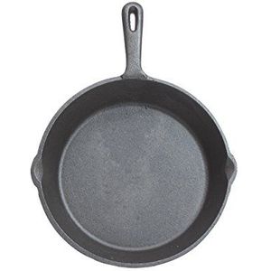 Kitchencraft Clearview Grillpan, gietijzer, effen, 24 cm