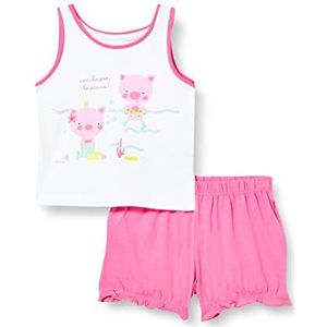Chicco 2-delige set kinderen tanktop en shorts leggings roze normaal 0-24 roze, Roze