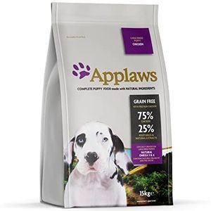 Applaws Natural Complete Chicken droogvoer voor grote rassen zonder granen, 1 zak van 15 kg