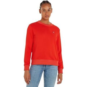 Calvin Klein Jeans Sweatshirts Femme, Rouge (Fiery Red), M
