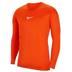 Nike Park First Layer Jersey Ls herenshirt, Kleur: oranje/wit