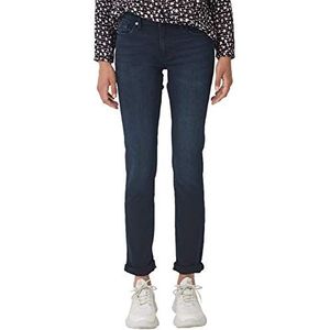 Q/S designed by Slim jeans voor dames, Blauw (Blue Denim Havy Stoned 58Z9)