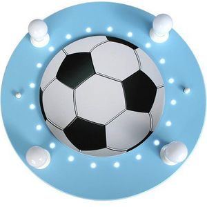 Elobra 127766 Voetbal plafondlamp kinderkamer met E14 fitting donkerblauw