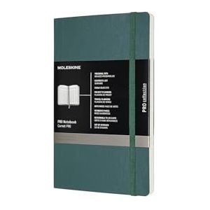 PRO-notitieboek, groot, zacht, bosgroen