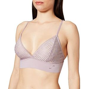 sloggi S Seven Bralette Longline Gevoerde beha voor dames, sea mist