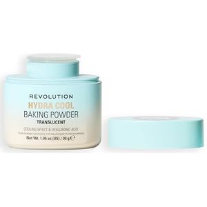 Revolution, Poudre Libre Rafraîchissante Hydra Cool, Poudre Fixatrice Hydratante à l'Acide Hyaluronique, Végan et Non Testé sur les Animaux, 30 g