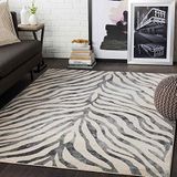 Surya Luanda Geometrisch tapijt, modern tapijt, woonkamer, eetkamer, slaapkamer, bohemien-tapijt, abstract, zacht, laagpolig tapijt, onderhoudsvriendelijk, groot tapijt, 120 x 170 cm, zwart