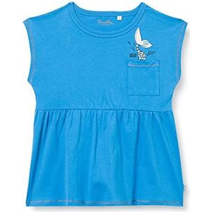 Sanetta T-shirt voor meisjes, Blauwgroen