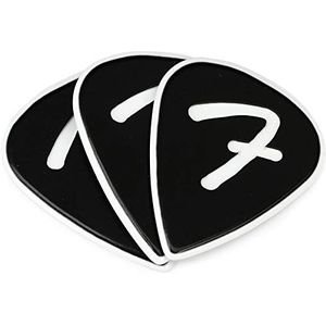 Fender® F-Grip 351 plectrums, zwart, 3 stuks