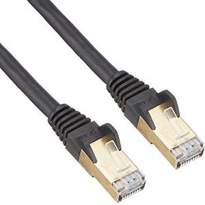 StarTech.com Cat6a Ethernet-kabel, afgeschermd, STP, Cat6a, zwart, 3 m