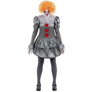 Smiffys 81012 Chapter 2 Costume Pennywise pour femme Gris et rouge Taille S 36-38