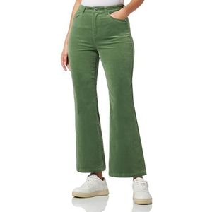 s.Oliver Corduroy broek voor dames, slim fit, groen, 40, Groen