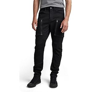 G-STAR RAW Zip Pocket 3D Skinny Cargo Pants heren, zwart (Dk Black C105-6484)