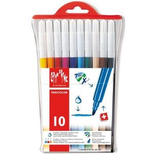 Caran d'Ache Fancolor Fiber-Tipped Pen Kit (10 kleuren) Speelgoed