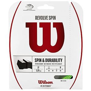 Wilson Revolve Spin racketkabel, 12,2 m rol, groen, 1,25 mm, unisex, WRZ956900
