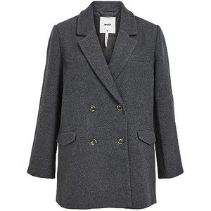 OBJECT Objblaza Le Jacket Noos Manteau court pour femme, Mélange de gris foncé., 44