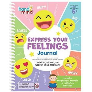Learning Resources 94486 Activiteitendagboek voor kinderen voor het herkennen en uitdrukken van emoties en gevoelens, zelfregulering, mindfulness, vanaf 5 jaar, meerkleurig