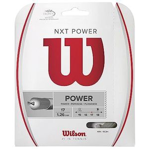 Wilson NXT Power racket, 12,2 m rol, neutraal, 1,26 mm, unisex, WRZ941700