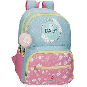 Enso Daisy schoolrugzak dubbel compartiment roze 33 x 46 x 17 cm polyester 21,6 liter roze schoolrugzak dubbel compartiment, Roze, Schoolrugzak met twee vakken