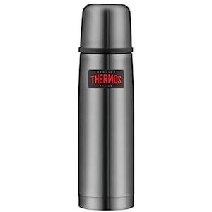 THERMOS Light and Compact thermosfles van roestvrij staal, mat, roestvrij staal, grijs, 0,5 l