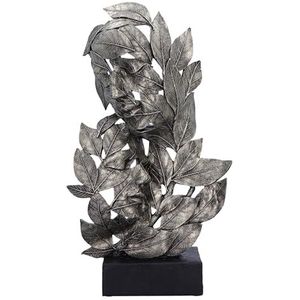 Nemesis Now Natural Emotion Embrace Moeder- en kinderbladsculptuur van hars, zilver, babyshower, voor natuur- en kunstliefhebbers, gegoten uit de fijnste hars, geschilderd
