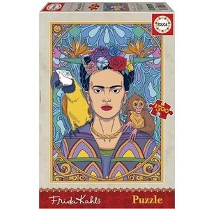 Educa - Frida Kahlo | 1500 stukjes puzzel voor volwassenen, afmetingen 85 x 60 cm, met lijm Fix puzzel. Vanaf 14 jaar (19943)