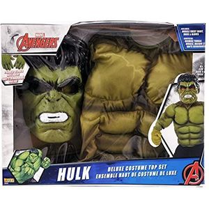 Rubies Rubie's Spain 34101 Hulk-kostuum voor kinderen met borst, masker en handschoenen, maat M