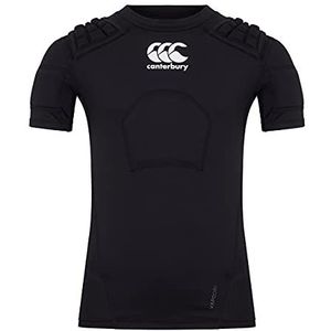 Canterbury of New Zealand CCC Pro Rugbyvest, uniseks, zwart/wit/zilver, LB