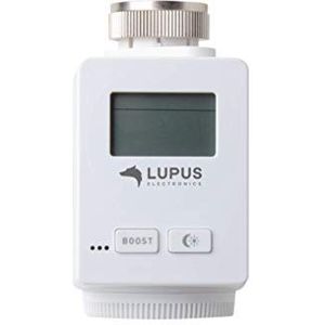 Lupus Electronics Lupus 12130 Radiatorthermostaat V2 voor XT-alarmsystemen (draadloze verwarmingsregeling, Smarthome thermostaat)