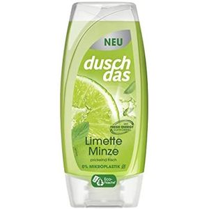 Duschdas Douchegel limoen mint bad met Fresh Energy geurformule voor een verfrissende start van de dag, 225 ml
