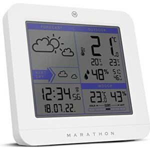 Pro Plus Thermometer - Auto Temperatuur - Indoor/Outdoor - Zwart