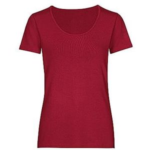 Trigema Dames-T-shirt met ronde hals van viscose, Ruby