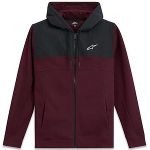 Alpinestars Reckoning Hoodie Sweatshirt à capuche pour homme Bordeaux/noir M, Bordeaux/noir, M